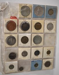 (18) VINTAGE TOKENS & COINS