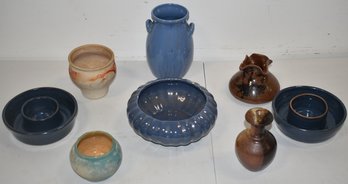 7 PC. VINTAGE POTTERY LOT