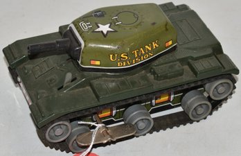 MARX TIN LITHO WINDUP TANK