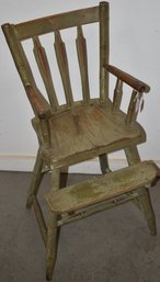 CHILDS ARROWBACK WINDSOR HIGHCHAIR