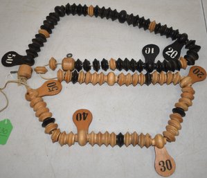 VINTAGE WOODEN BILLARDS SCORE KEEPER