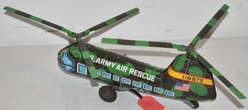 MARX TIN LITHO WINDUP HELICOPTER