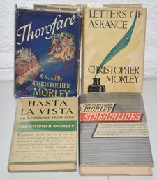 (4) CHRISTOPHER MORLEY BOOKS