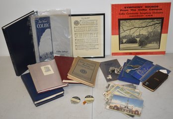 LOT OF COLBY COLLEGE EPHEMERA
