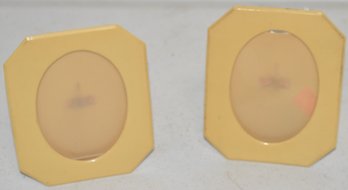 (2) VINTAGE CELLUIOD EASEL BACK FRAMES