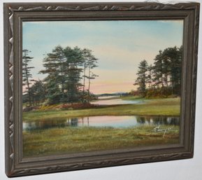 SM. SAWYER PRINT OVER THE MARSHLAND