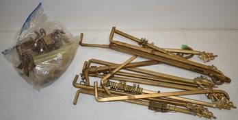 LOT VINTAGE CURTAIN RODS