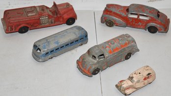 (5) TOY VEHICLES