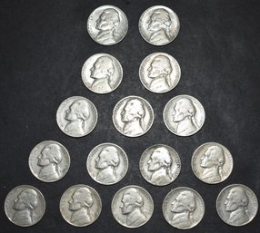 (15) MISC JEFFERSON NICKELS