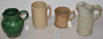 4 PC. LOT VINTAGE POTTERY