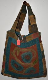 DECORATIVE CARRYING BAG W/ BEADWORK