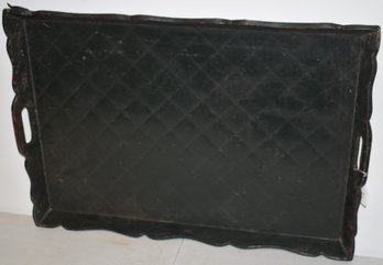 VINTAGE PAINTED HANDLED TRAY