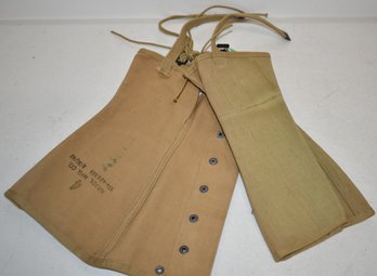 PR. VINTAGE MILITARY BOOT CHAPS