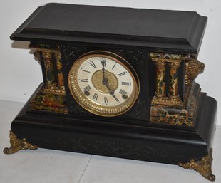 EBONIZED SHELF CLOCK