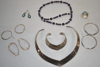 LOT STERLING JEWELRY
