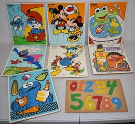 (8) VINTAGE PLAYSTOOL PUZZLES