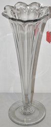 18' CLEAR GLASS TRUMPET VASE