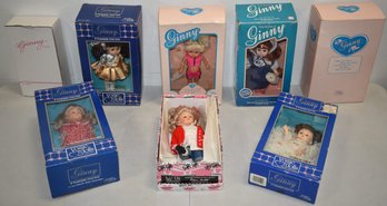 LOT (8) GINNY COLLECTORS DOLLS