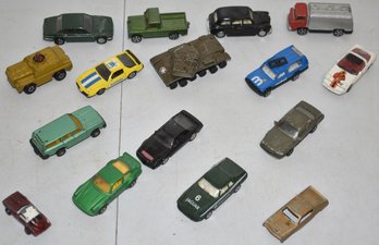(16) VINTAGE TOY CARS