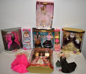 LOT (9) BARBIE COLLECTORS DOLLS