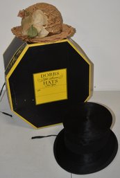 VINTAGE DOBB'S STOVE PIPE TOP HAT
