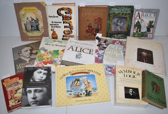 (16) BOOKS ON LEWIS CARROLL & ALICE IN WONDERLAND