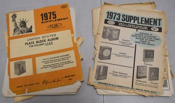1973 075 SUPLEMENT STAMP ALBUM