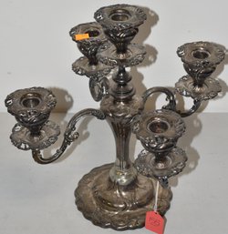 13' 5 LITE SILVERPLATED CANDLEABRA