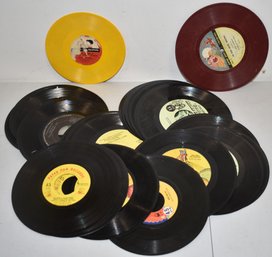 VINTAGE LOT 7' RECORDS - 45 RPM