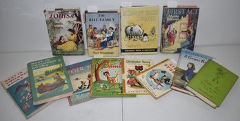 (12) JUVENILE & GOLDEN BOOKS W/ DUST JACKETS