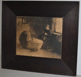 LATE 19TH CENT FRAMED PRINT