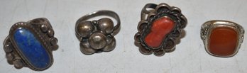 (4) VINTAGE RINGS
