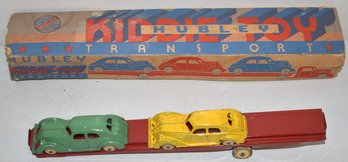 HUBLEY KIDDIE TOY TRANSPORT TRAILER