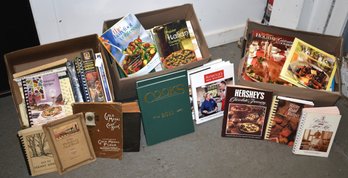 (3) BOXES VINTAGE COOK BOOKS