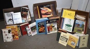 (3) BOXES VINTAGE COOK BOOKS