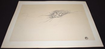 1951 HENRI DE TOULOUSE - LAUTREC LITHOGRAPH