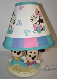 VINTAGE DISNEY MICKEY & MINNIE LAMP