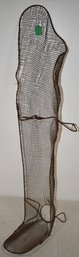 19TH CENT WIRE SPLINT CAST