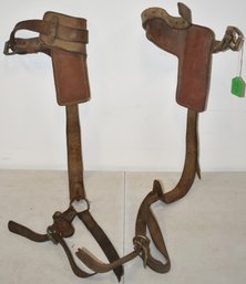 PR. VINTAGE TELEPHONE LINEMAN CLIMBING SPIKES