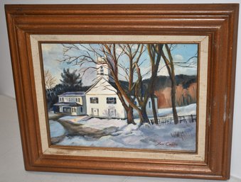 ANN CROSS OIL PAINTING