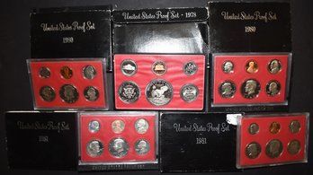 (5) U.S. PROOF SETS