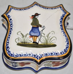 QUIMPER FRENCH FEIANCE BOX