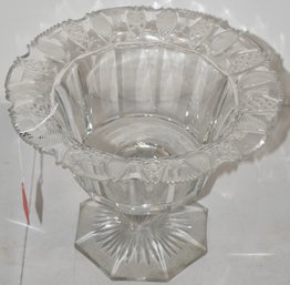 CUT GLASS COMPOTE