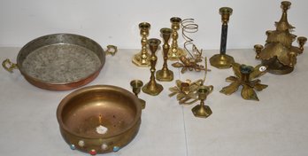 TRAY LOT OF METALWARES