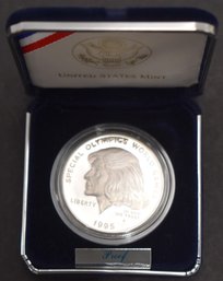 1995 - P SPECIAL OLYMPICS PROOF SILVER 1 DOLLAR COIN