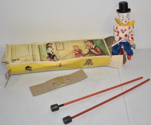 VINTAGE HIGH WIRE BALANCING TOY W/ ORIGINAL BOX