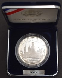 1996 -P SMITHSONIAN PROOF SILVER 1 DOLLAR COIN