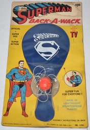 VINTAGE SUPERMAN BACK - A - WACK TOY