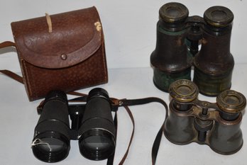 (3) PAIR BINOCULARS