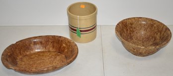3 PC. POTTERY